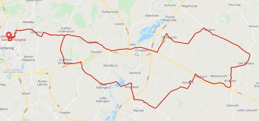 Easter Sunday social ride with Ian Bird (40.7miles)