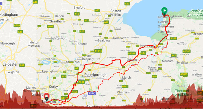 KCC RUN TO THE SUN – 190miles and fish’n’chips