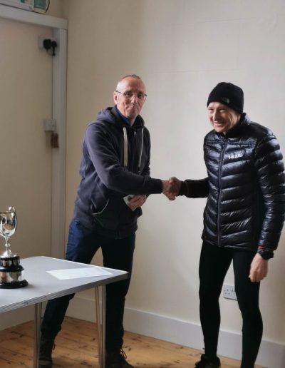 Prize giving Mark Bell Memorial TT 2023 Tony Brown